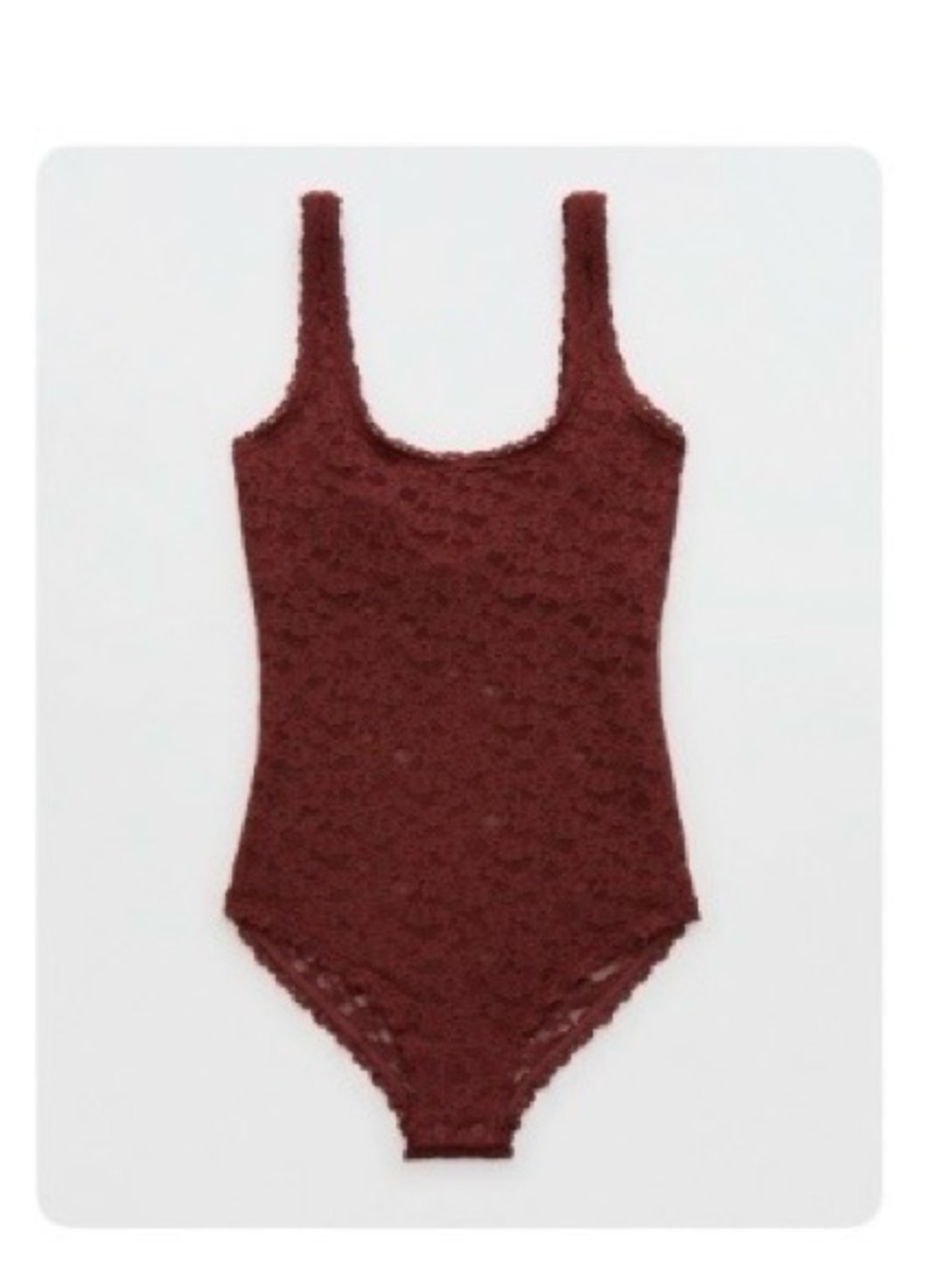 Aerie Show Off Vintage Lace Bodysuit BNWT